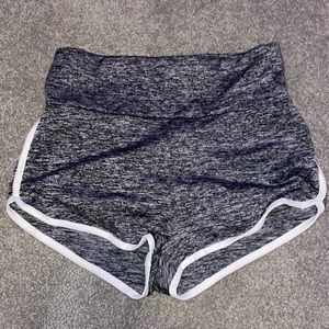 grey amazon bike shorts with scrunch in the crack
